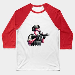 Tactical Flamingo Baseball T-Shirt